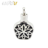316L Stainless Steel Urn Necklace Perfume Locket with O-Shaped Chain