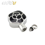 Stainless Steel Quincunx Urn Necklace Perfume Locket