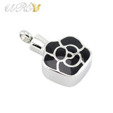 Stainless Steel Quincunx Urn Necklace Perfume Locket