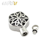 316L Stainless Steel Urn Necklace Perfume Locket with O-Shaped Chain