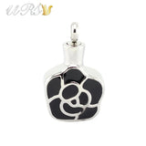 Stainless Steel Quincunx Urn Necklace Perfume Locket