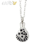 316L Stainless Steel Stars Pattern Perfume Locket Necklace Pendant