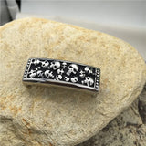 316l Stainless Steel Antique Skulls Beads for Leather Bracelet Men Jewelry