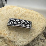 316l Stainless Steel Antique Skulls Beads for Leather Bracelet Men Jewelry