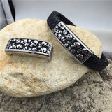 316l Stainless Steel Antique Skulls Beads for Leather Bracelet Men Jewelry