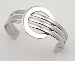 316l Stainless Steel Bangle Bracelet Bevel Bangle Bracelets & Bangles Present
