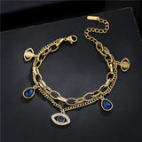 316l Stainless Steel Devil's Eye Bracelet