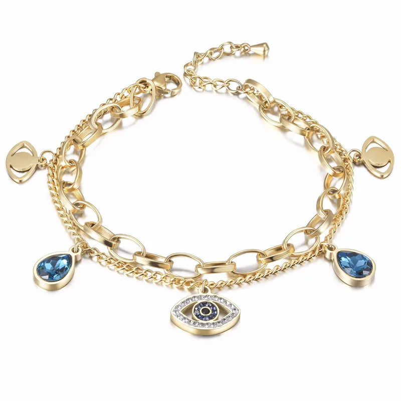 316l Stainless Steel Devil's Eye Bracelet