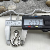 316L Stainless Steel Fish Hook Buckle Charms Pendant DIY Jewelry