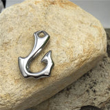 316L Stainless Steel Fish Hook Buckle Charms Pendant DIY Jewelry