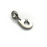 316l Stainless Steel Lock Floating Dangle Charms for Bracelet Necklace