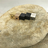 316L Stainless Steel Square Charms Beads 2mm Hole DIY Jewelry Making
