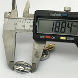 316l Stainless Steel Peas Beads Charms Small Hole Beads for Bracelet