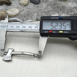 316l Stainless Steel Tool Ax Charms Pendant For Men Cord Bracelet