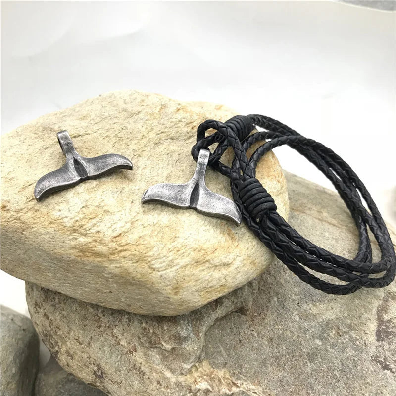 316L Stainless Steel Fish Tail Charms Pendant For DIY Jewelry Making