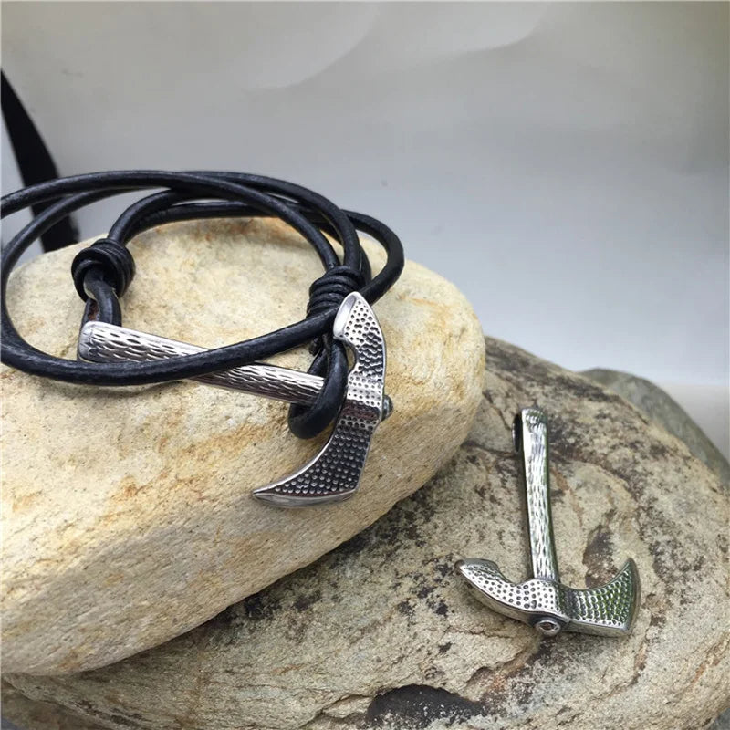 316L Stainless Steel Ax Buckle Pendant for Men