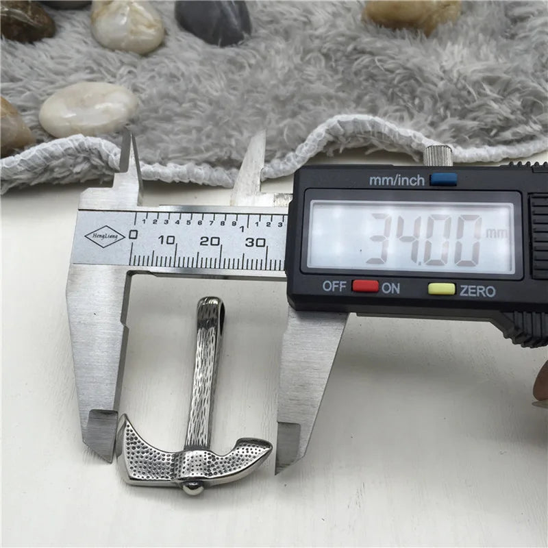 316L Stainless Steel Ax Buckle Pendant for Men