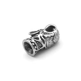 316L Stainless Steel Wolf Head Bead Spacer Charms 4mm