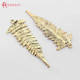 10PCS 58*22MM Antique Zinc Alloy Leaves Tree Leaf Charms Pendants