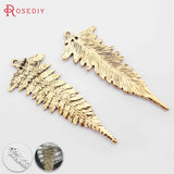 10PCS 58*22MM Antique Zinc Alloy Leaves Tree Leaf Charms Pendants