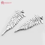 10PCS 58*22MM Antique Zinc Alloy Leaves Tree Leaf Charms Pendants
