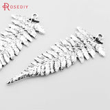 10PCS 58*22MM Antique Zinc Alloy Leaves Tree Leaf Charms Pendants