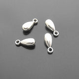 50PCS Antique Bronze Drop Shape End Charms Diy Jewelry Findings