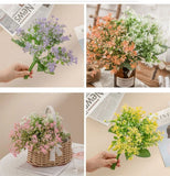 Artificial Rose Plants Home Decor Wedding DIY Christmas Tree Bonsai Gift
