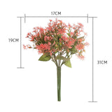 Artificial Rose Plants Home Decor Wedding DIY Christmas Tree Bonsai Gift