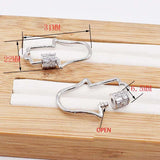 31X22mm Women's High CZ-inlaid Pearl Bracelet Buckle