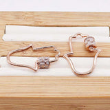 31X22mm Women's High CZ-inlaid Pearl Bracelet Buckle