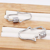 31X22mm Women's High CZ-inlaid Pearl Bracelet Buckle
