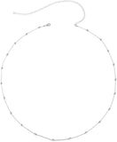 Premium Silver Body Chain for Women, Dainty Layered Design