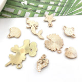 31pcs Mix Animals Flowers Unicorn Enamel Charms for DIY Bracelets Necklace