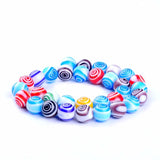 31pcs Mixed Flower Lampwork Glass Beads for DIY Jewelry Making