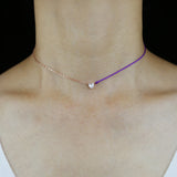 32+10CM Half Rope Half Chain Choker Necklace