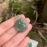 Burma Jade Monkey Necklace Pendant Myanmar Green Jade Jewelry