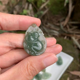 Burma Jade Monkey Necklace Pendant Myanmar Green Jade Jewelry