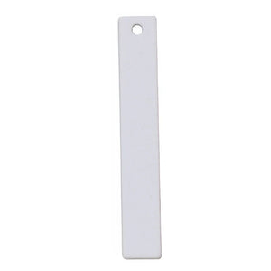 Brass Paint Multicolor Geometric Rectangular Necklace Pendant