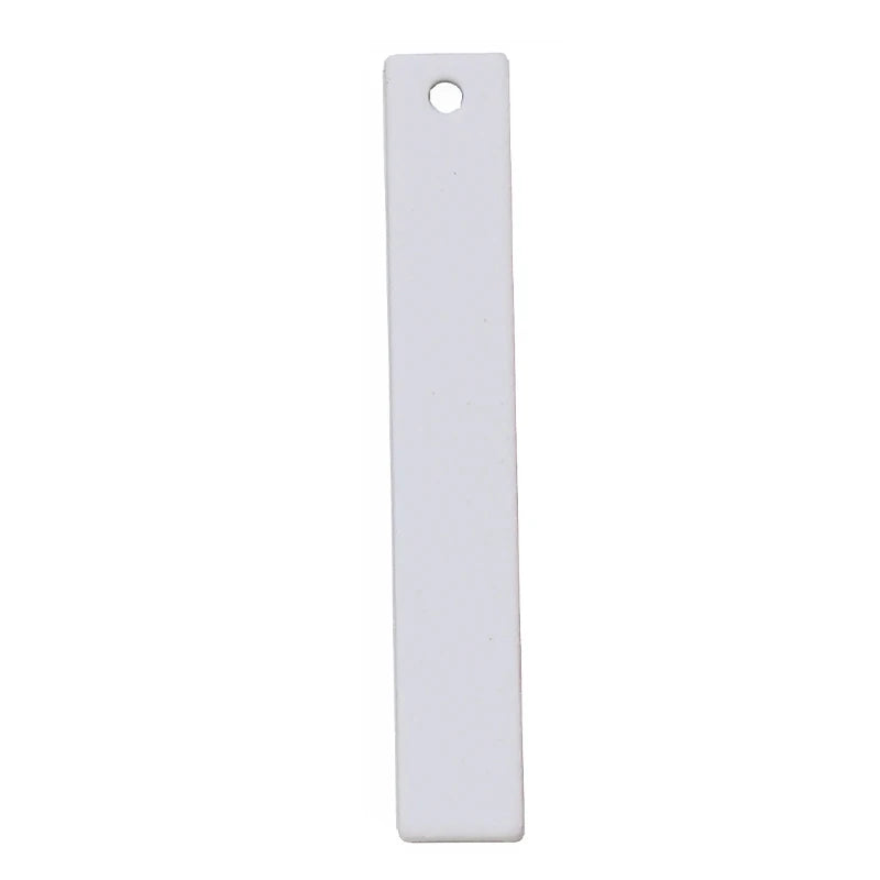 Brass Paint Multicolor Geometric Rectangular Necklace Pendant