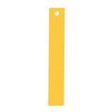 Brass Paint Multicolor Geometric Rectangular Necklace Pendant