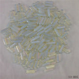 Natural Crystal Opal Hexagon Prism Stone Pendants for DIY Jewelry Making