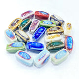 32 Colors Ceramic Spacer Beads Abstract Colorful Small Size For Jewelry Making