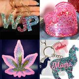 32 Colors Nail Art Glitter Resin Craft Emit Glitter Powder for Face