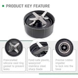 32 Cup and Blade and Seal Ring Rubber Gaskets Replacement
