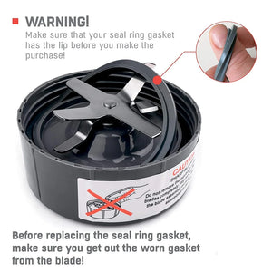 32 Cup and Blade and Seal Ring Rubber Gaskets Replacement