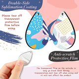 32 Pcs Sublimation Earring Blank Heat Transfer Hooks Earrings