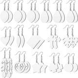 32 Pcs Sublimation Earring Blank Heat Transfer Hooks Earrings