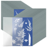 32 Pcs Sun Printing Paper Cyan Kit A5 Solar Drawing Sensitive Natural