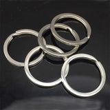 32mm Titanium Key Rings Split Rings, 6Pack